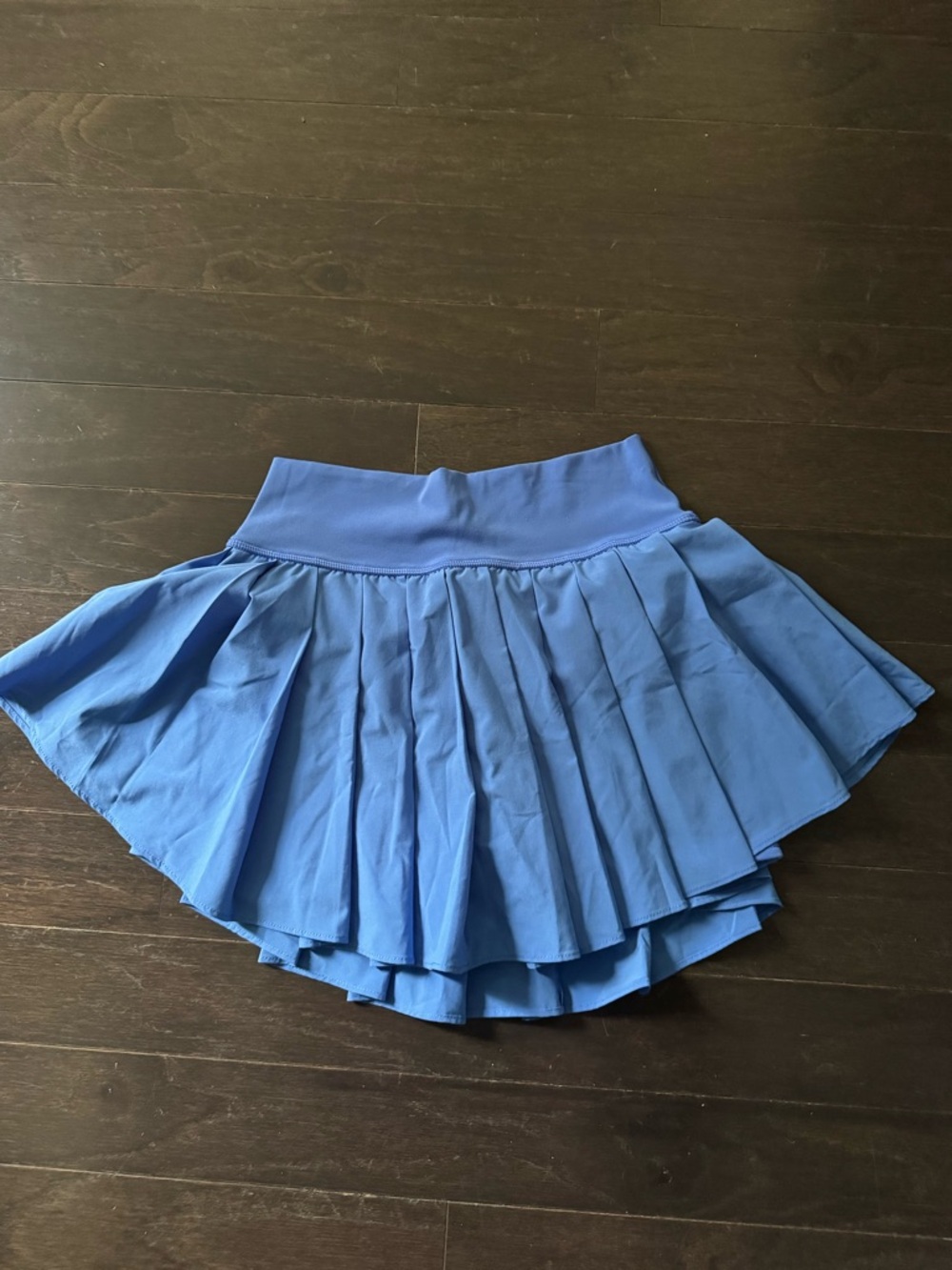 aerie Light Blue Pleated Mini Skirt